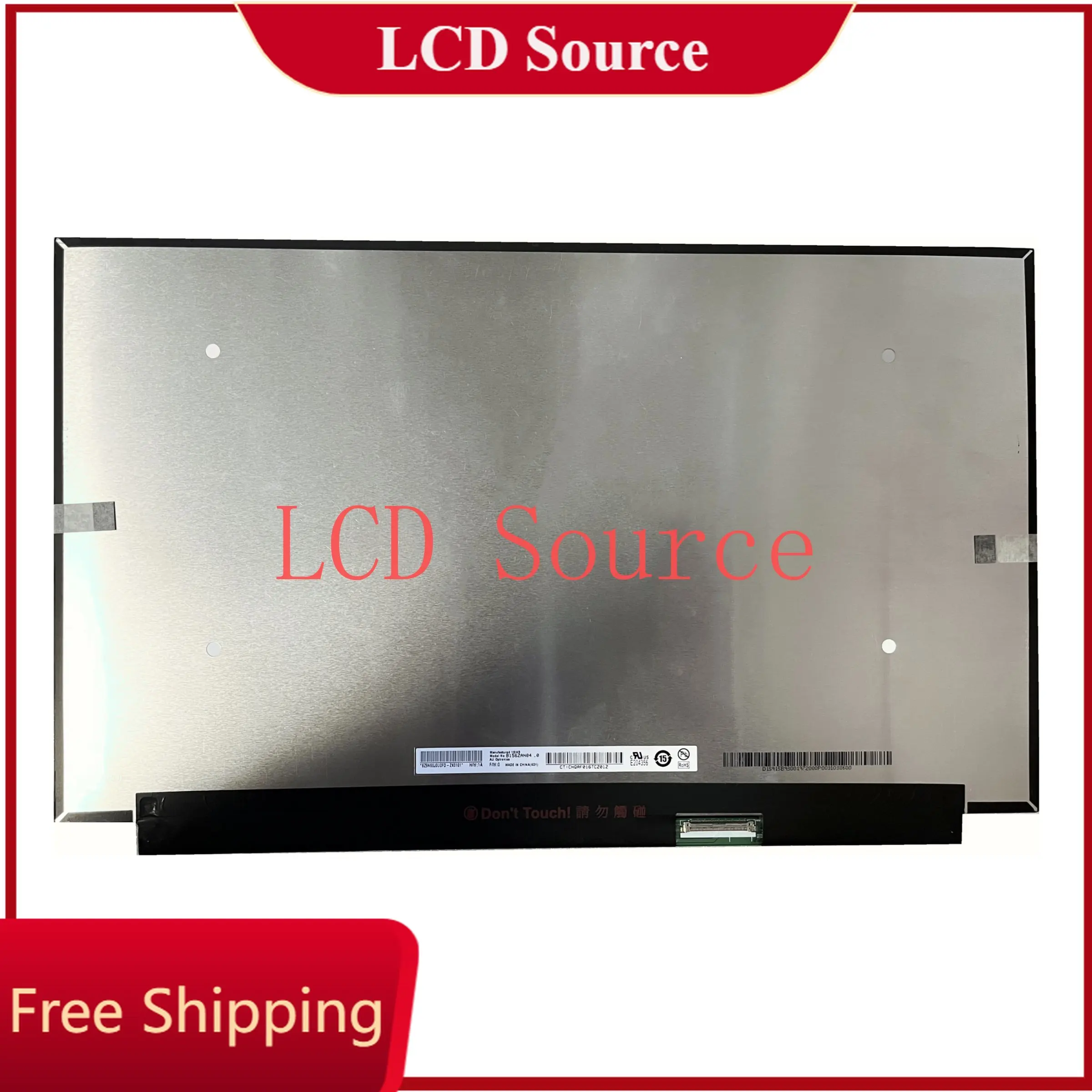 

B156ZAN04.0 15.6'' 3840*2160 Replacement 40pin UHD Lcd LED Screen IPS Panel Matrix