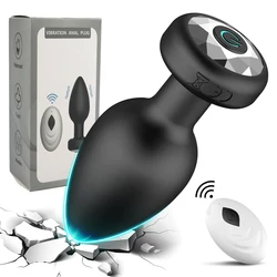 Vibratore anale telecomando senza fili Butt Plug uomini massaggiatore prostatico masturbatore vaginale femminile per giocattoli adulti del sesso donne uomini Gay