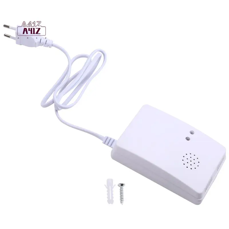 

A41Z-Утечка газа горючий пропан-бутан металтан предупреждение об утечке горючего газа датчик сигнализации для домашней безопасности вилка европейского стандарта