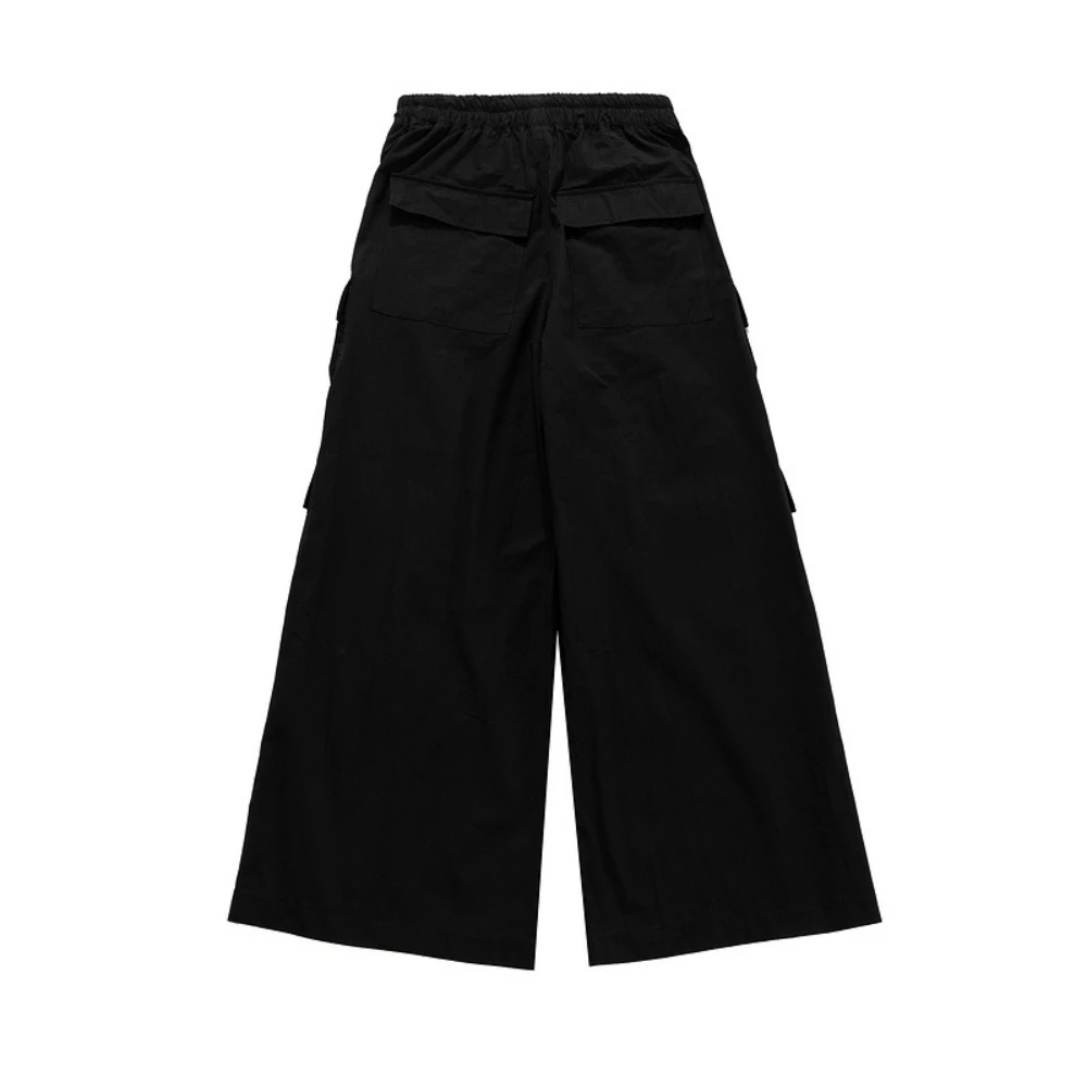 Owen Seak pantaloni Cargo da uomo pantaloni Casual larghi da uomo gotici autunno High Street pantaloni lunghi neri taglia XL