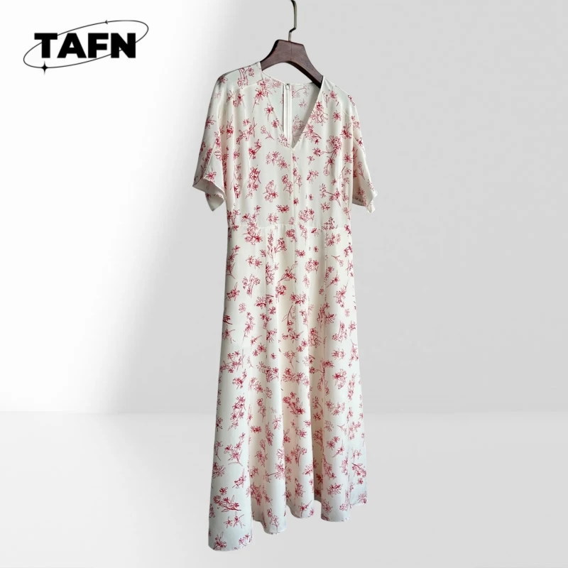 100% silk Ladies Casual Summer Dress Short Lightweight Comfortable Elegant Soft Fashion Outfit  BG1721