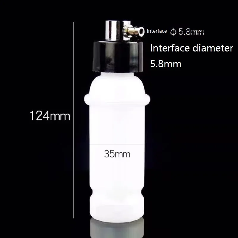 Beauty Salon Blackhead Suction Equipment Accessories Oil Suction Blackhead Suction Circular Glass Tube Filter Spray Bottle view 2