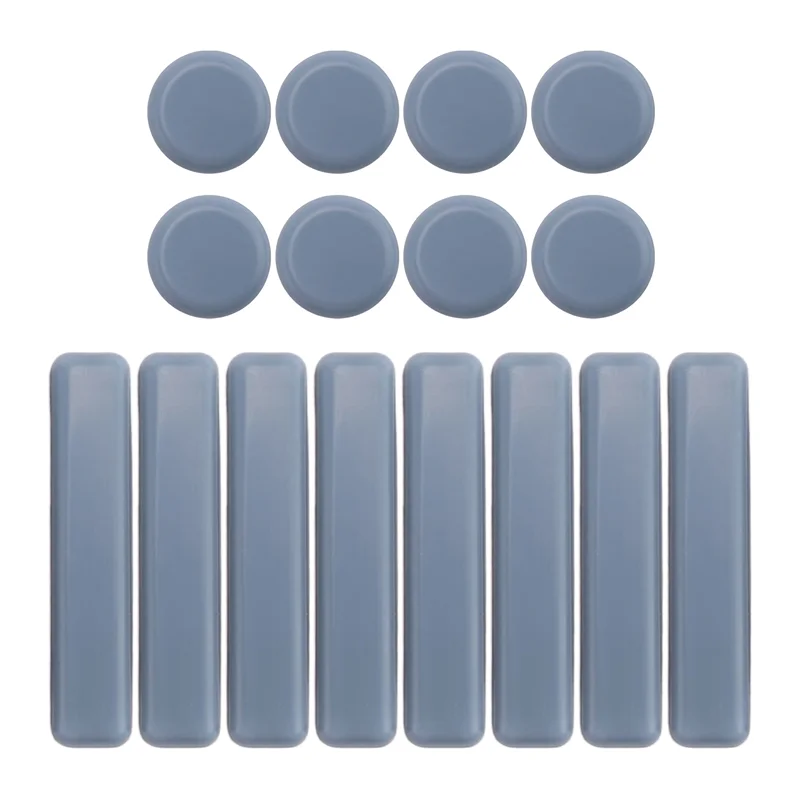 ABGR-16 pces móveis desliza sliders de ptfe auto-adesivo móveis desliza conjunto quadrado redondo para móveis fáceis mover