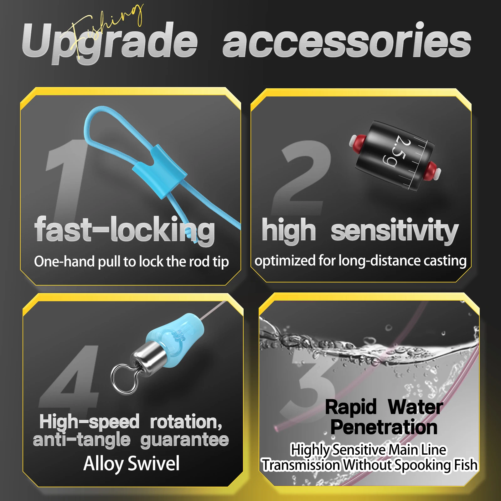 8.1m Freshwater Universal Ready-to-Use Fishing Line Set (for 8.1m Rods) – Main & Leader Line Kit, All Waters, Beginner-Friendly.