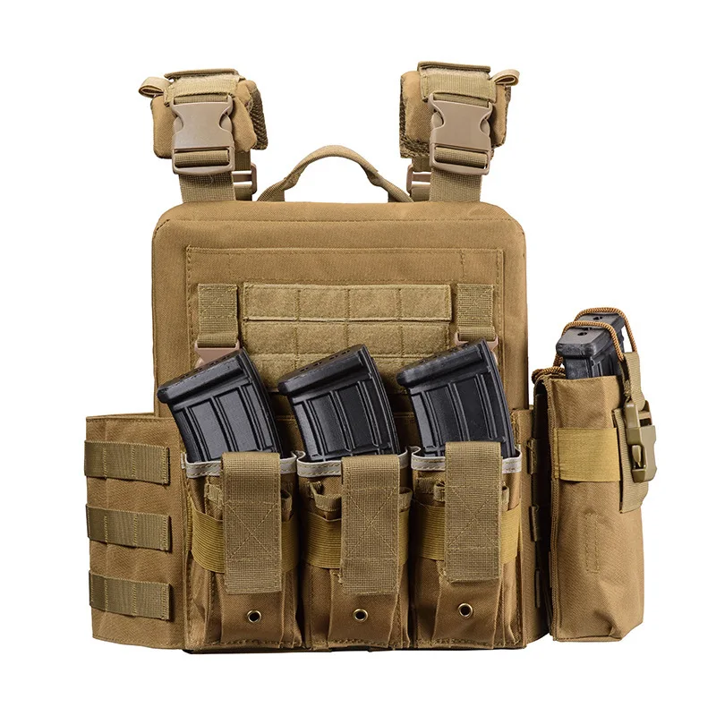 

Тактический жилет-переноска с быстросъемной защитой Molle Chaleco Tactico, жилет с лазерной резкой, страйкбольный боевой охотничий жилет