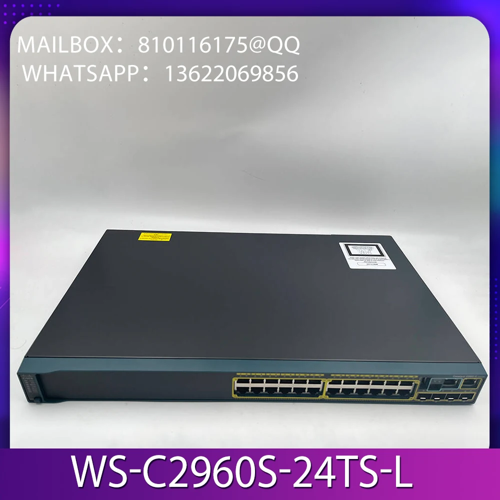 For Cisco 24 Full Gigabit +4-port SFP Optical Port Network Management Switch WS-C2960S-24TS-L