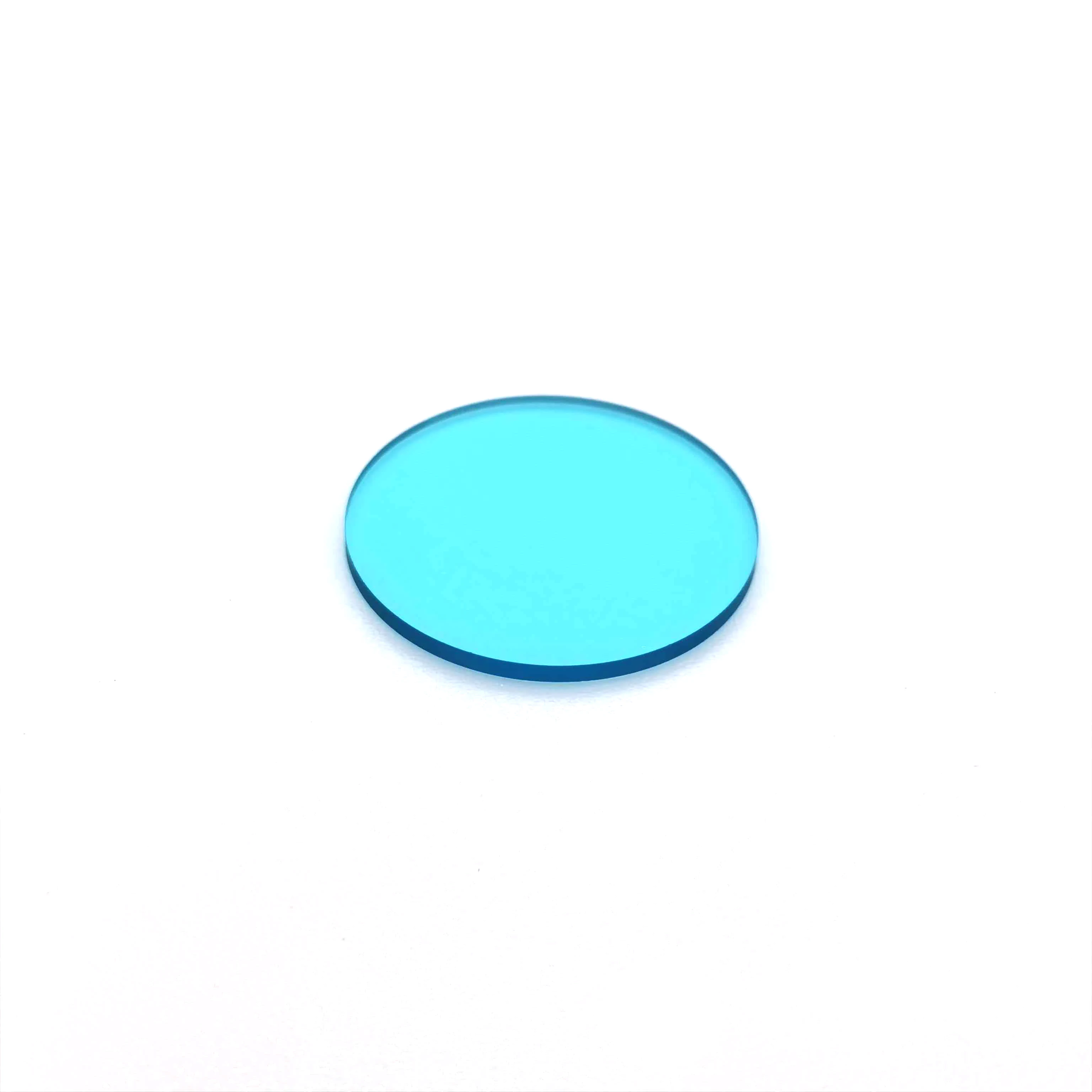 Blue Glass Filter Round Dia=27.5mm Thick-1.5 MM AR Coating for Bmpcc 4K Camera 1PCS