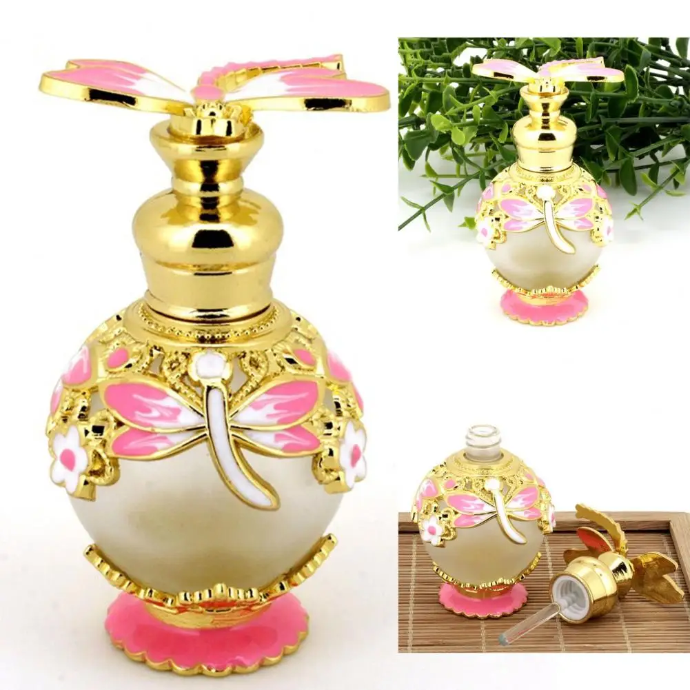 15ml Perfume Bottle Refillable Storage Liquid Light Luxury Arabian Style Dubai Perfume Empty Bottle Ornament Travel Supply 향수병