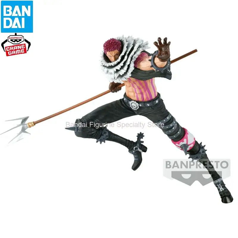 Originele Echte Banpresto Een Stuk BWFC 22 cm Charlotte Katakuri Anime Figuur Speelgoed Gift Collectible Model Ornamenten