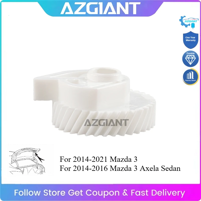 

AZGIANT for 2014-2021 Mazda 3 Trunk Lock Actuator Repair Rear Door Lock Interior Gear Easy to Replace DIY Save Money Exact Parts