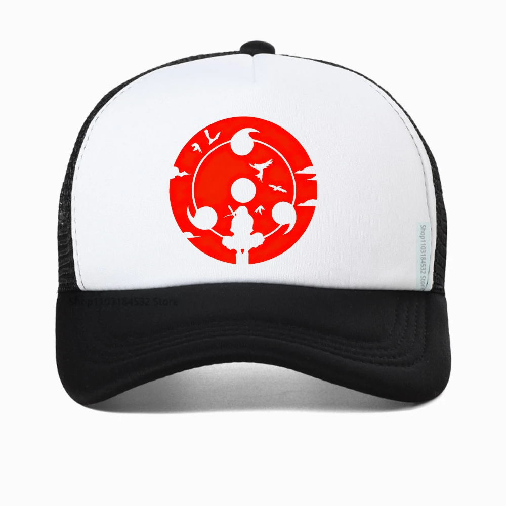 

Itachi Uchiha Akatsuki baseball cap Mens Fashion casual Breathable hat summer adjustable mesh trucker hats