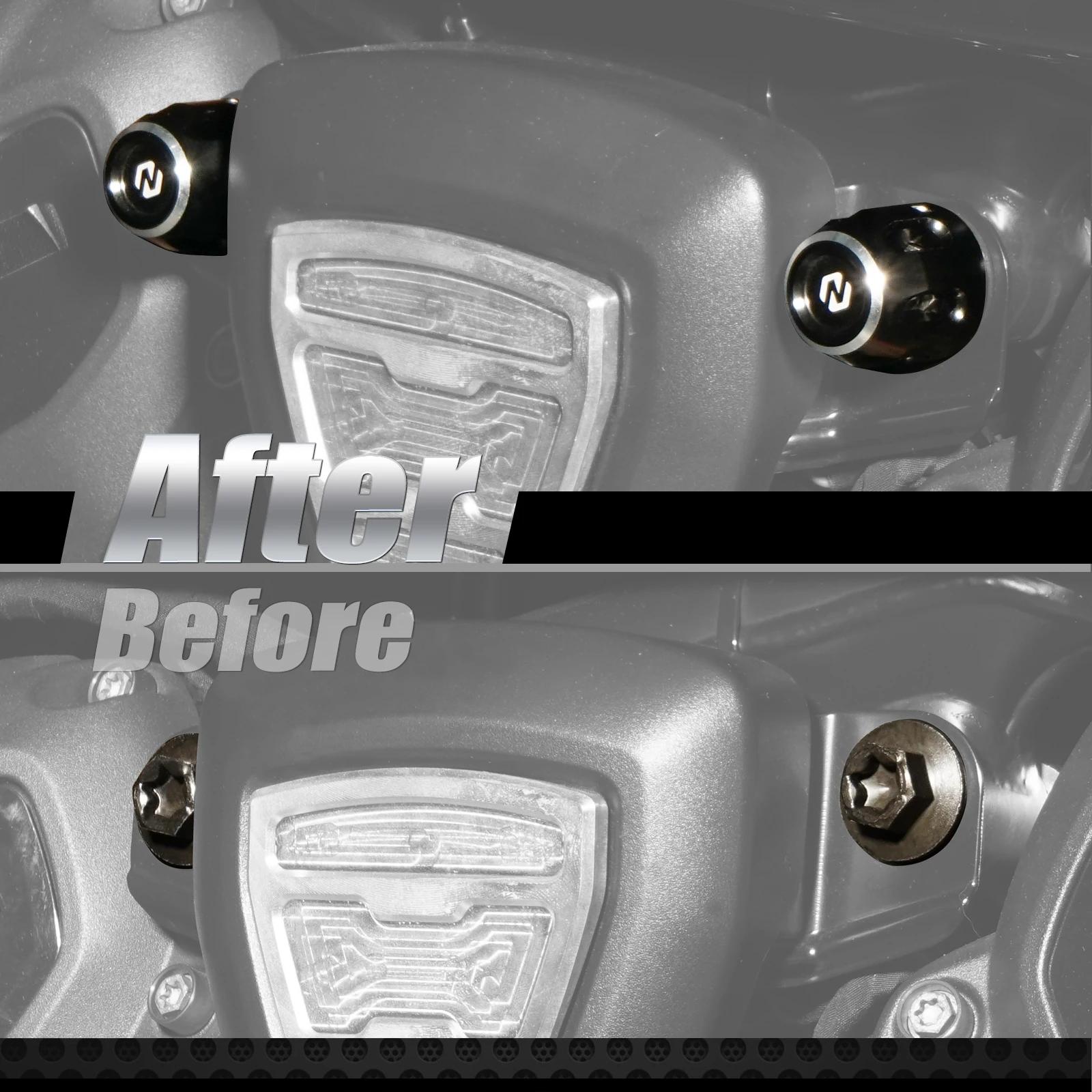 Für Harley Sportster S RH1250S 2021 2022 2023 2024 Motor Zündspule Halterung Schraube/Seite Abdeckung Pan America 1250 RA1250 RA1250S – Detail 11