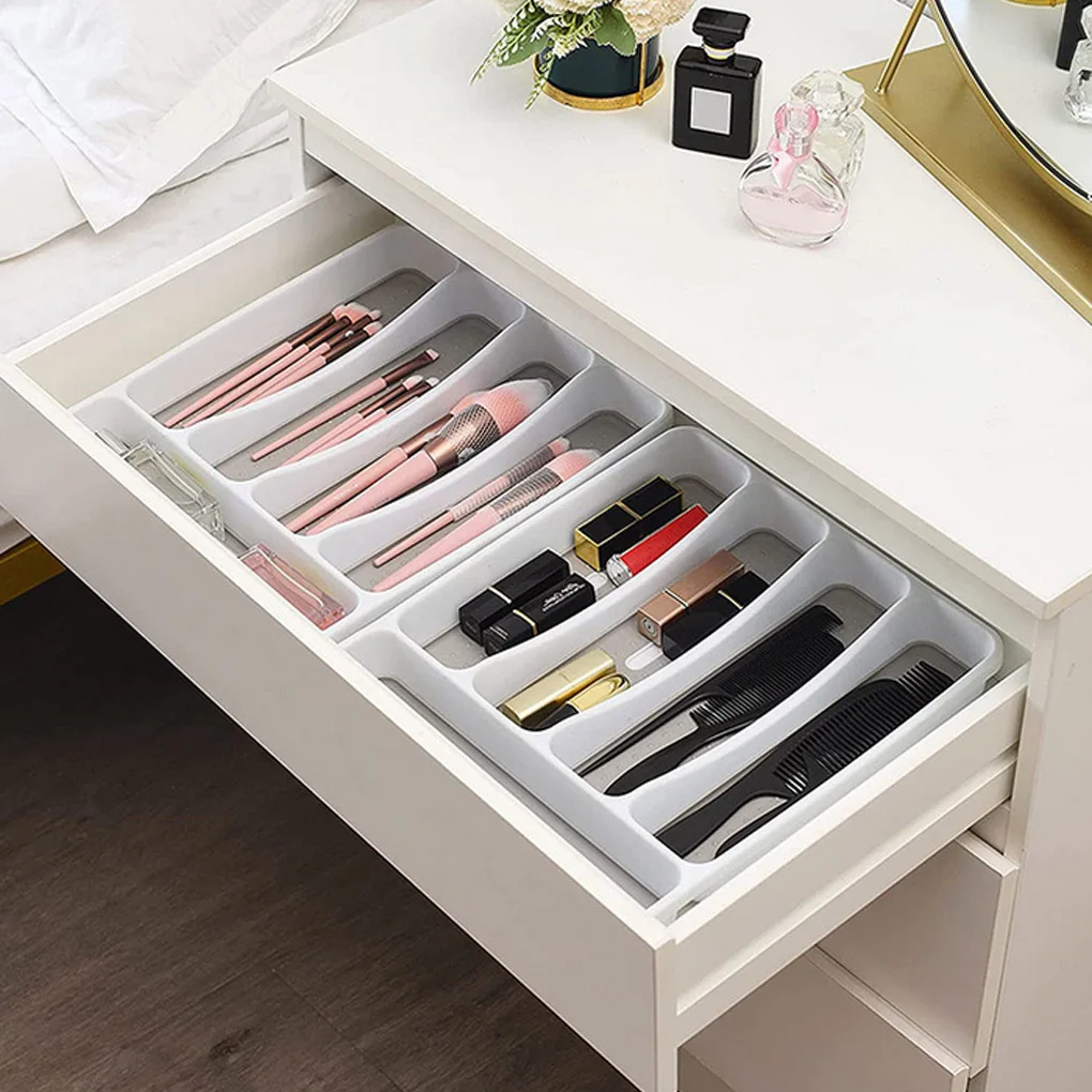 

Flatware Tray Spatulas Cutlery Cabinet Drawer Divider Insert Compartments Tableware Holder Organizer Kitchenware