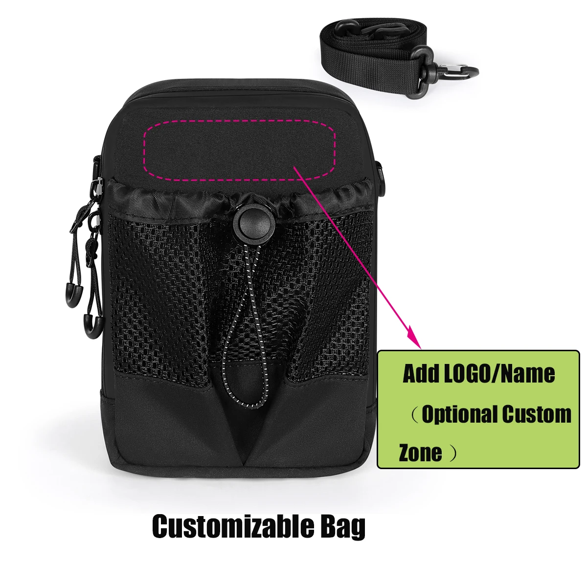 

Personalized Women's Cross Bag Small Size Laser Bag Waterproof Design Inner Phone Pocket Large Capacity Organizing Items Handbag