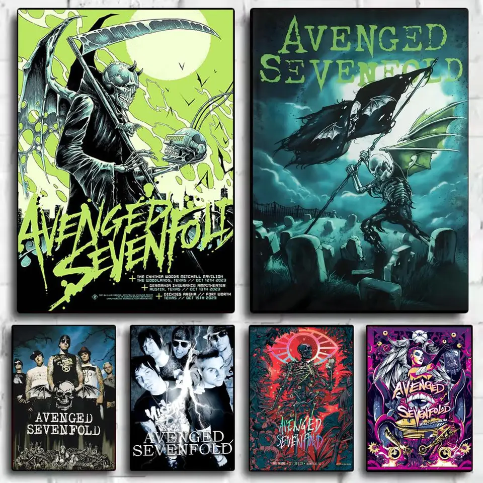 Band A-Avenged Sevenfold Poster Perfect Sticker Self Adhesive Art