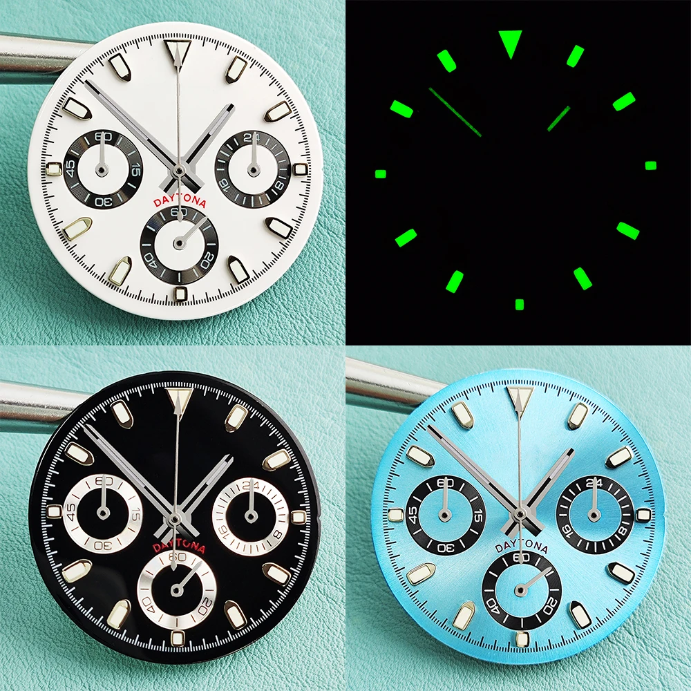 

VK63 dial 29mm and 32.5mm quartz movement timing S dial, suitable for VK63 movement repair parts, customized watch