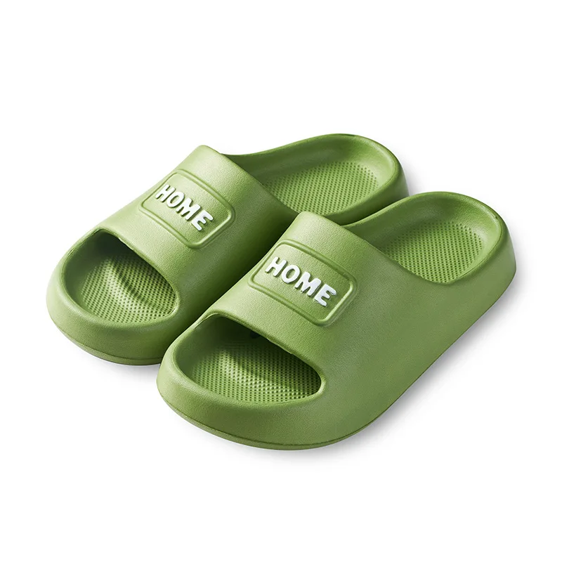 Women's Summer Home Slippers Indoor Bathroom Non-slip Bath Soft Bottom Feelings Couple Wearing Thick Sole Sandals Men