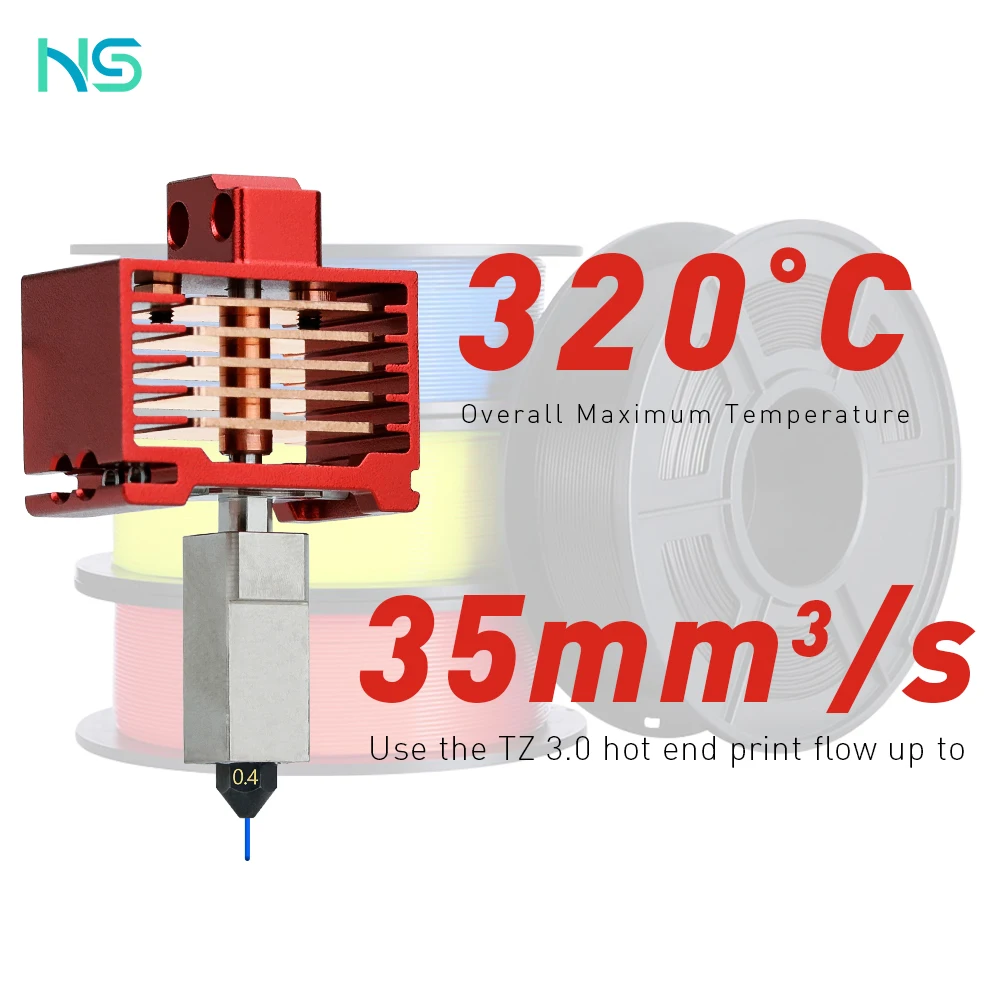 Hotend For Bambu Lab X1C P1S P1P 3.0 Upgrade Hardened Steel Nozzle Hot End Print Head 3D Printing Parts For Bambulab