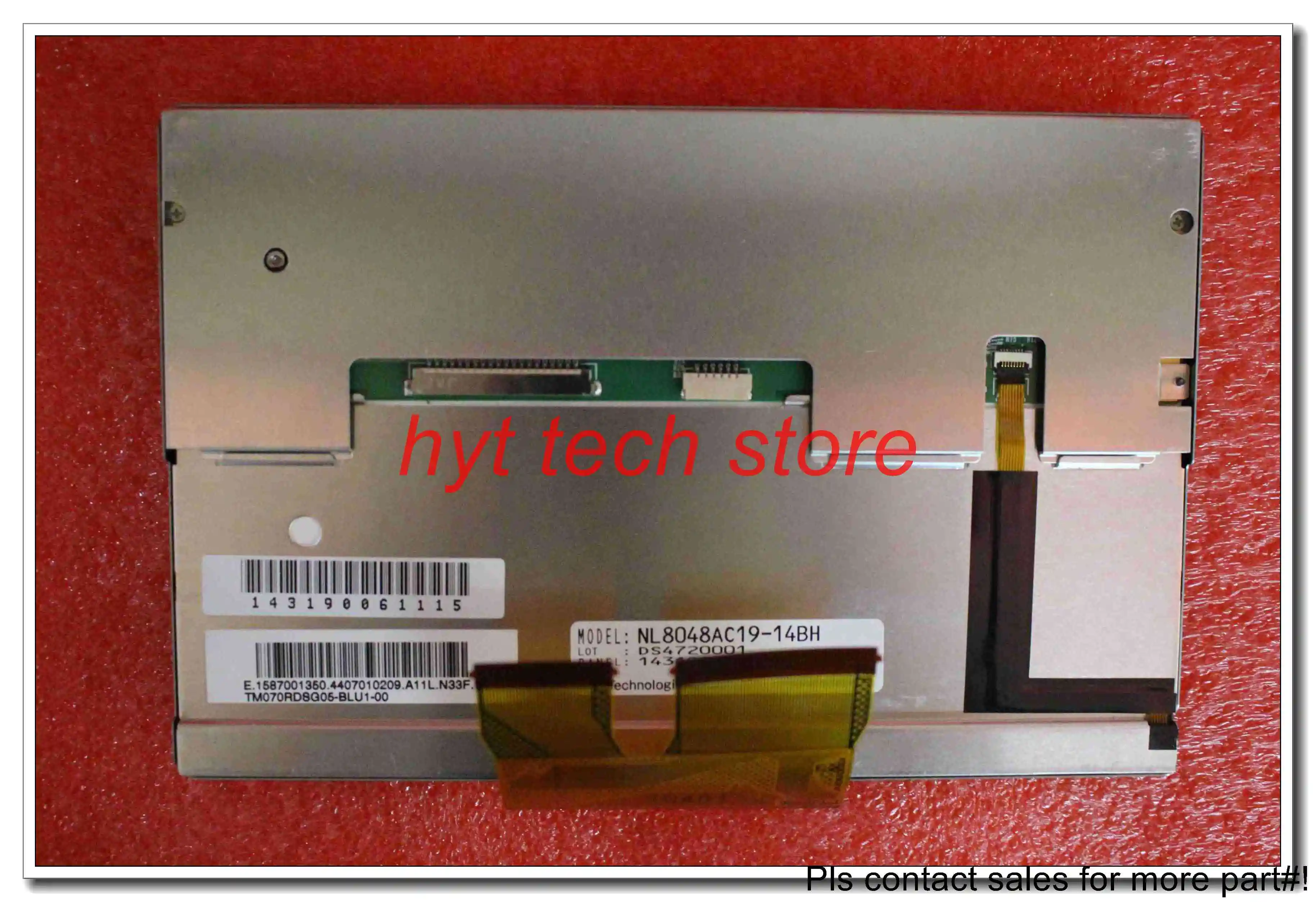 lcd screen 7.0 Inch NL8048AC19-14BH  LCD with touch panel, 100% tested work before shipment