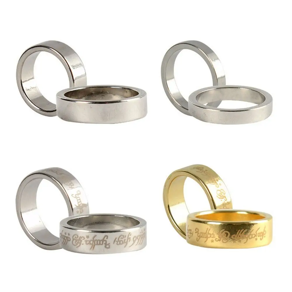Magic Tricks Magnetic Magic Ring Gold Silver Plate Circular Arc Magician Ring Performance 18mm/19mm/20mm/21mm Wizard PK Ring