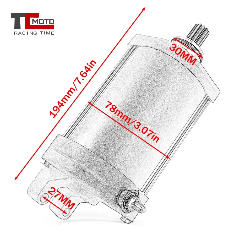Starter Motor For Can-AM ATV Can AM DS650 DS650 X DS 650 2000-2007 Baja DS650 649cc 2001-2004 for Bombardier 711-294-351