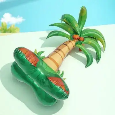 

3D Coconut Palm Shaped Foil Hawaiian Party Decoration Large Inflatable For Birthday Party Supplies Aluminum Balloon