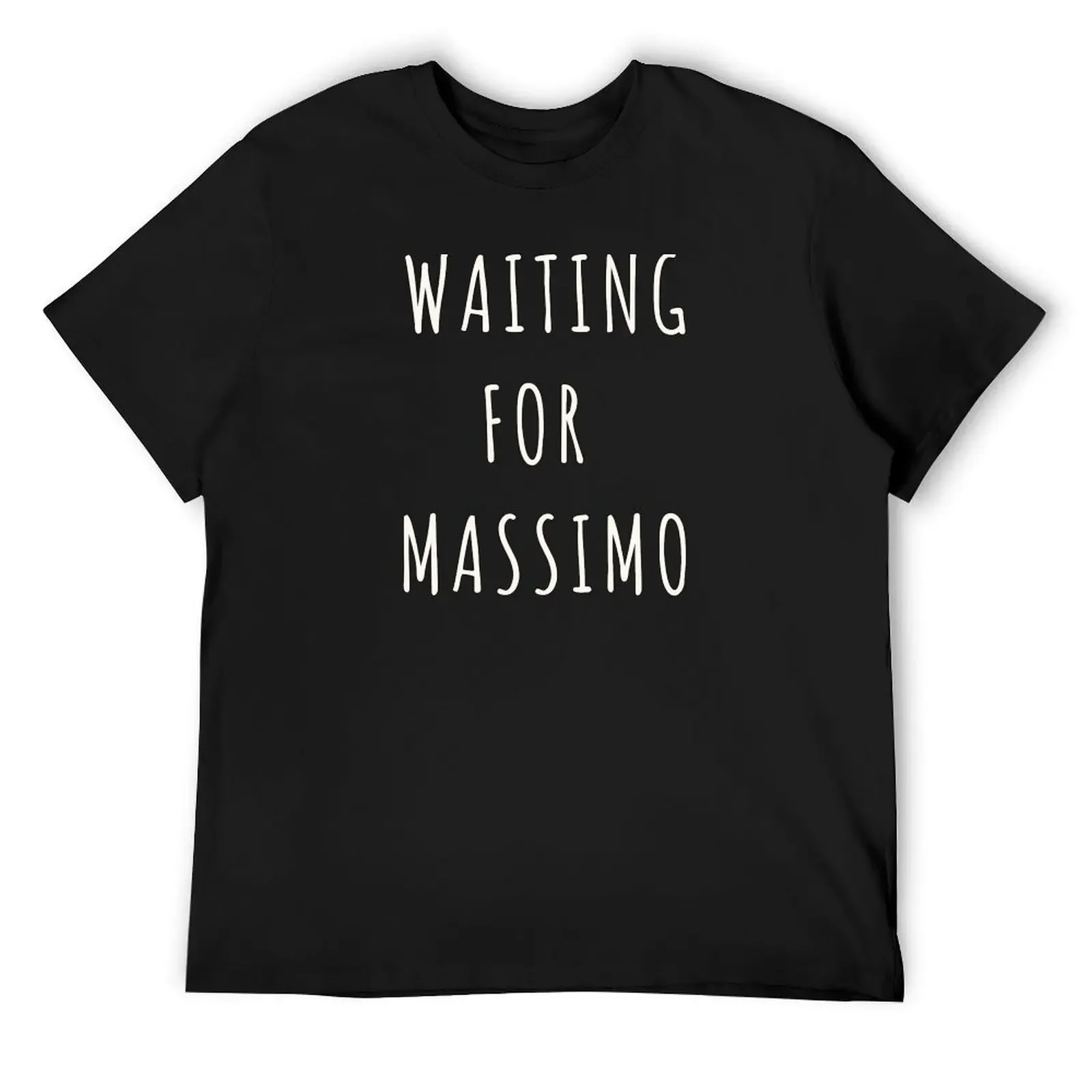 

Waiting For Massimo 365 Days Michele Morrone T-Shirt shirts graphic tee anime tshirt Men's cotton t-shirt