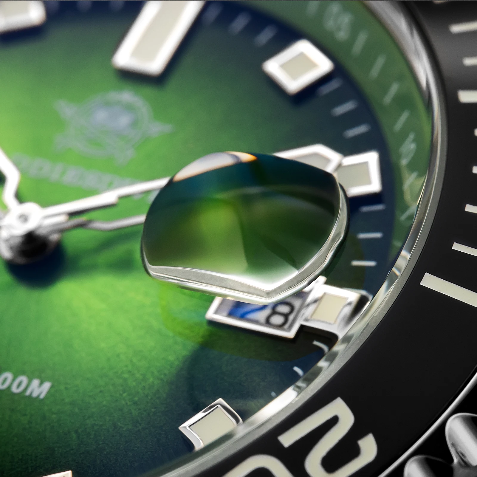 ADDIESDIVE Men's Quartz Watch AD2089 Waterproof 200m Diver Wristwatch Super Luminous Ceramic Bezel Stainless Steel Watches Male