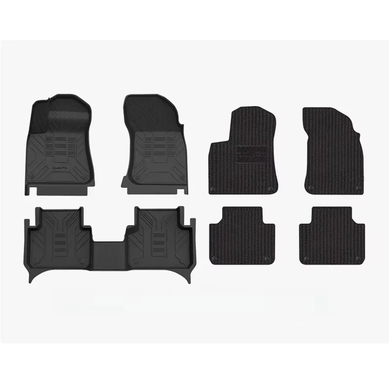 

Car floor mats for cars, high-edge TPE floor mats + Denise blankets