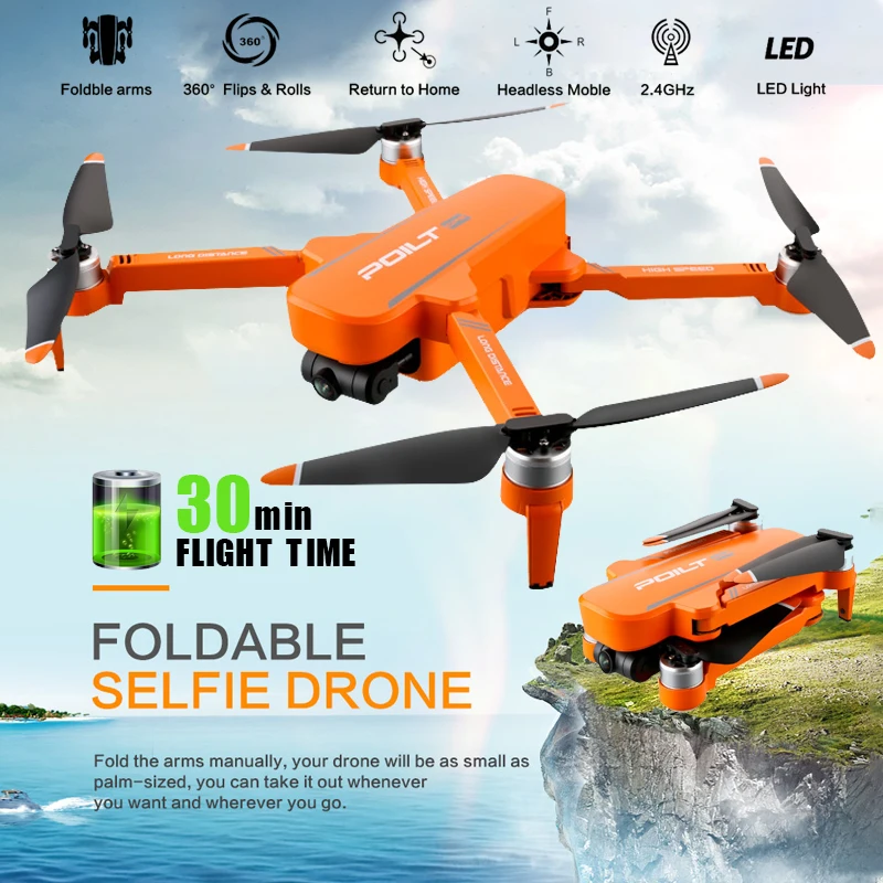 JJRC X17 Drone Brushless Two Axis PTZ 6K HD Dual Camera Aerial Photography Aircraft Long Range 30min GPS Drone Toy Aircraft