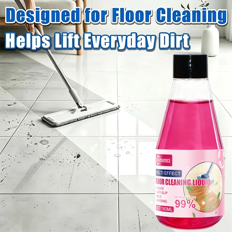 Powerful household cleaning concentrate, strong stain removal, suitable for tile and wooden floors