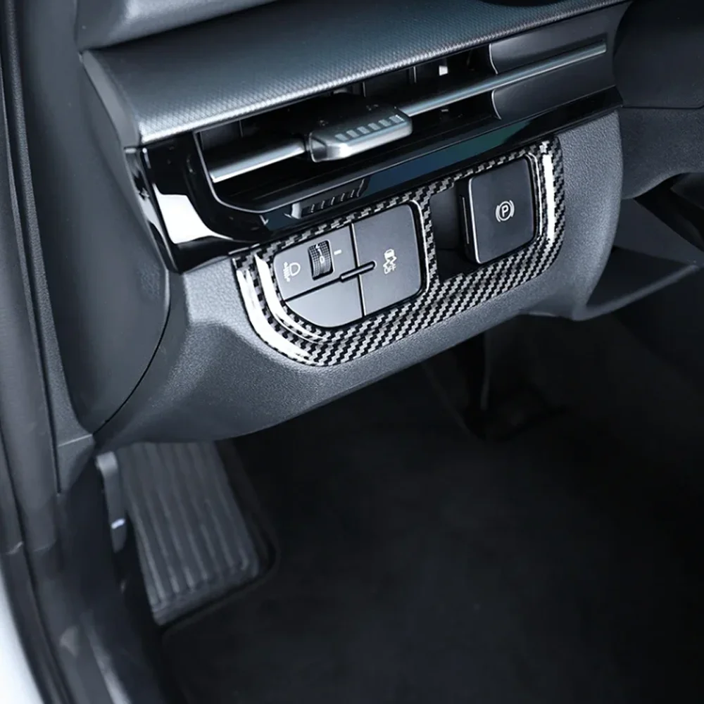 Car Interior Accessory for Kia Sportage 2026 Left-hand Drive Headlight Adjustment Switch Panel Frame Protective Cover