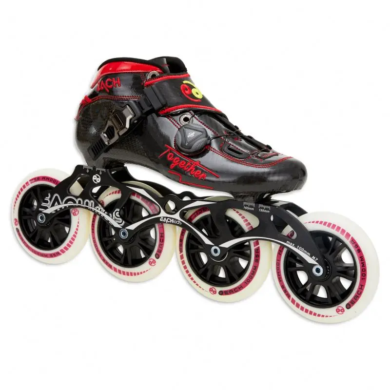 Pattini a rotelle professionali per esterni scarpe da ginnastica per adulti a 4 ruote speed roller skate shoes