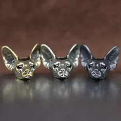 Canadian Hairless Cat Brass Knife Beads Outdoor EDC Umbrella Rope Pendants DIY Paracord Bracelets Accessories Lanyard Hangings