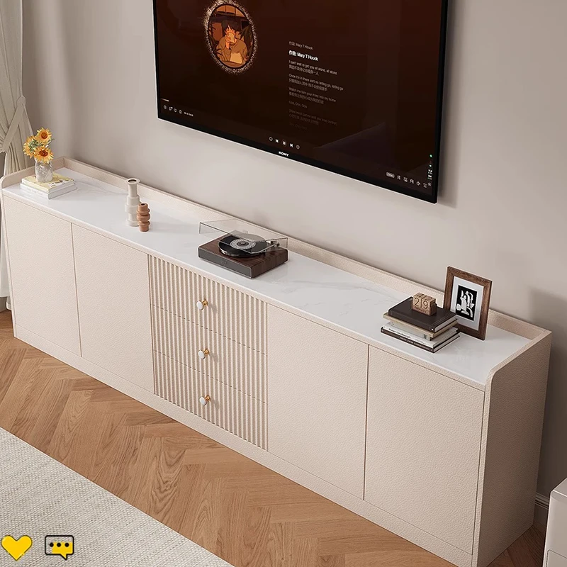 

Granite Slab Bedroom TV Cabinet Storage and Storage TV Stand Living Room Household Small Furniture Stand Holder Luxurious