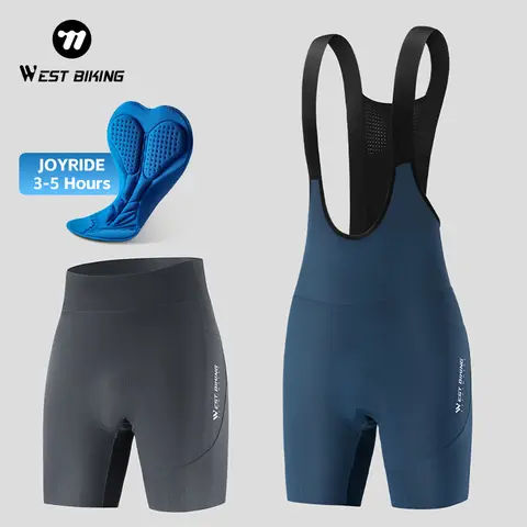 서쪽 자전거 남자 사이클링 패딩 반바지/턱받이 반바지 여름 바이커 스포츠 압축 반바지 포켓 도로 자전거 MTB 장비
