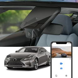 Car Dash Cam for Lexus RC300 RC350 RC F 2014-2025, FITCAMX 4K UHD Dashcam for Lexus, WIFI APP Control