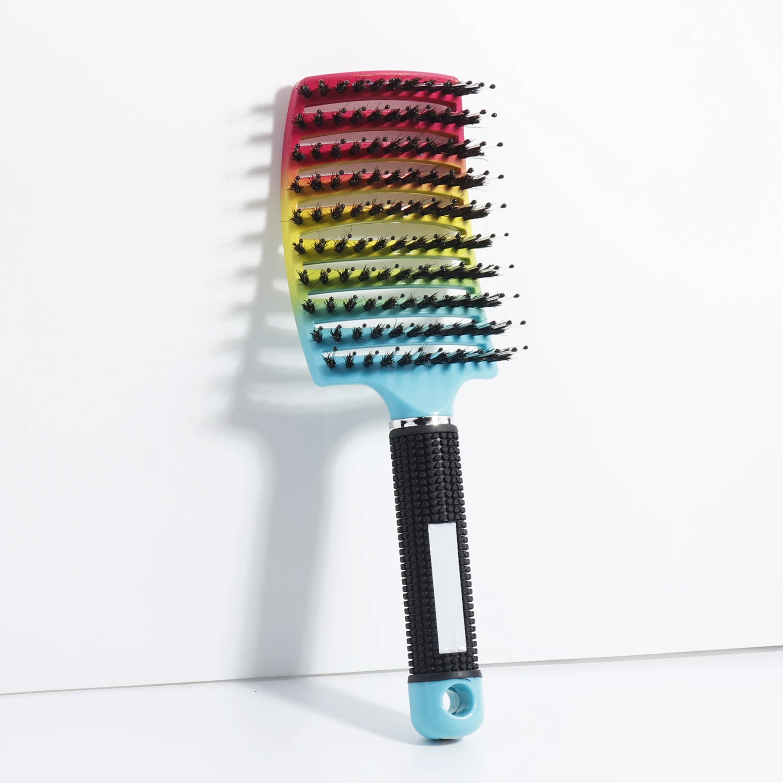 Uitgeholde haarkam Hoofdhuidmassage Haarborstel Styling Kappersaccessoires voor alle haartypes - voor dames, heren
