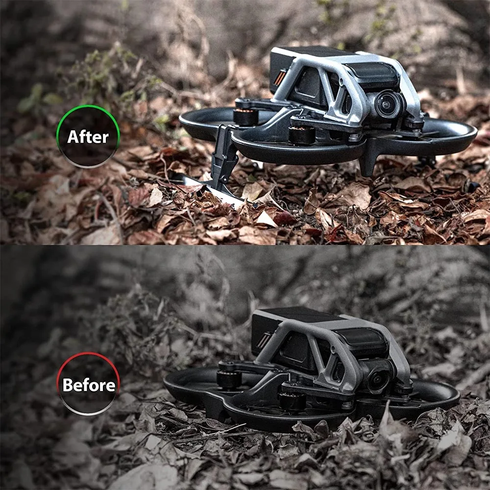 Equipamento de pouso dobrável para dji avata protetor de altura de liberação rápida extensor anti-queda extensão do pé patinação acessórios