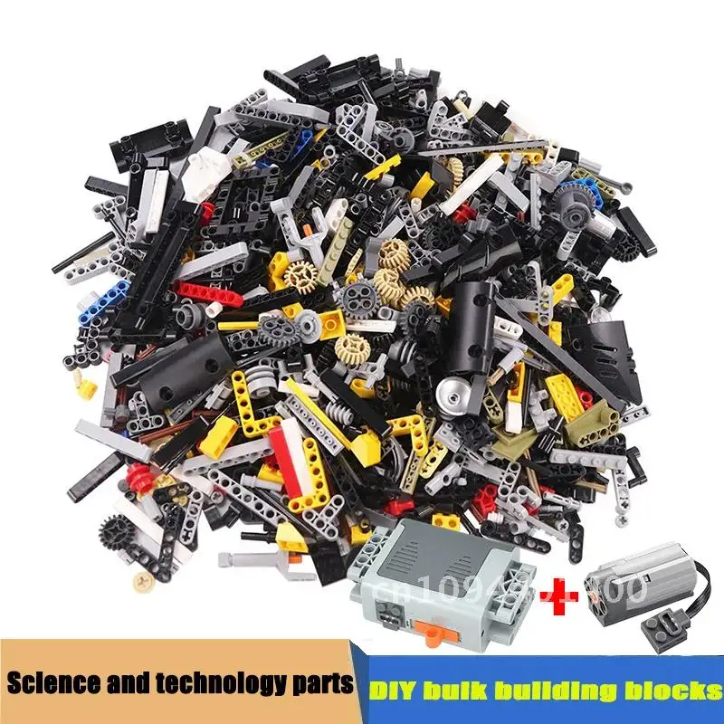 Basic Parts and High-Tech Mixed Packaging Pieces Building Blocks Bulk Model DIY Creative Bricks Assembly Kids Educational Toys