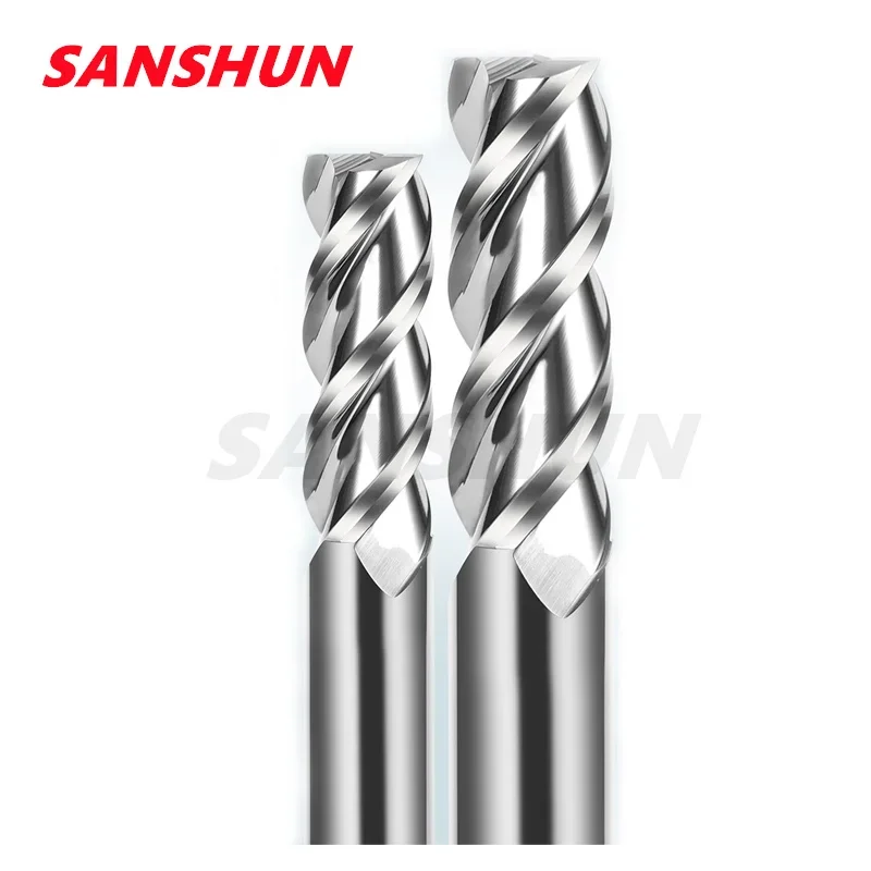 Milling Cutter Alloy Coating Tungsten Steel Tool By Aluminum Cnc Maching 3 Blade Endmills Top Milling Cutter Wood Milling Cutter