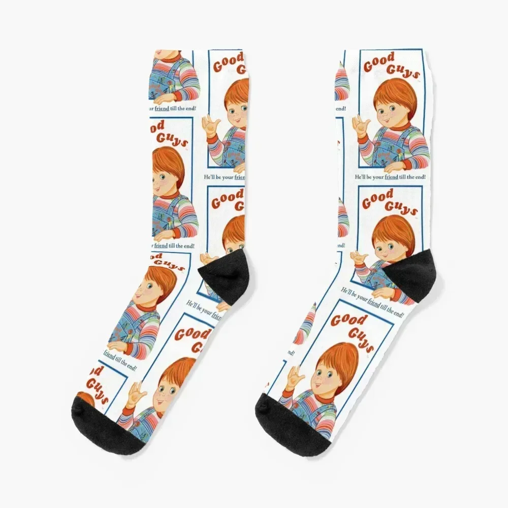 

Good Guys Logo Socks crazy man cartoon anime Ladies Socks Men's Wholesale happy custom sports Ladies Socks Men's