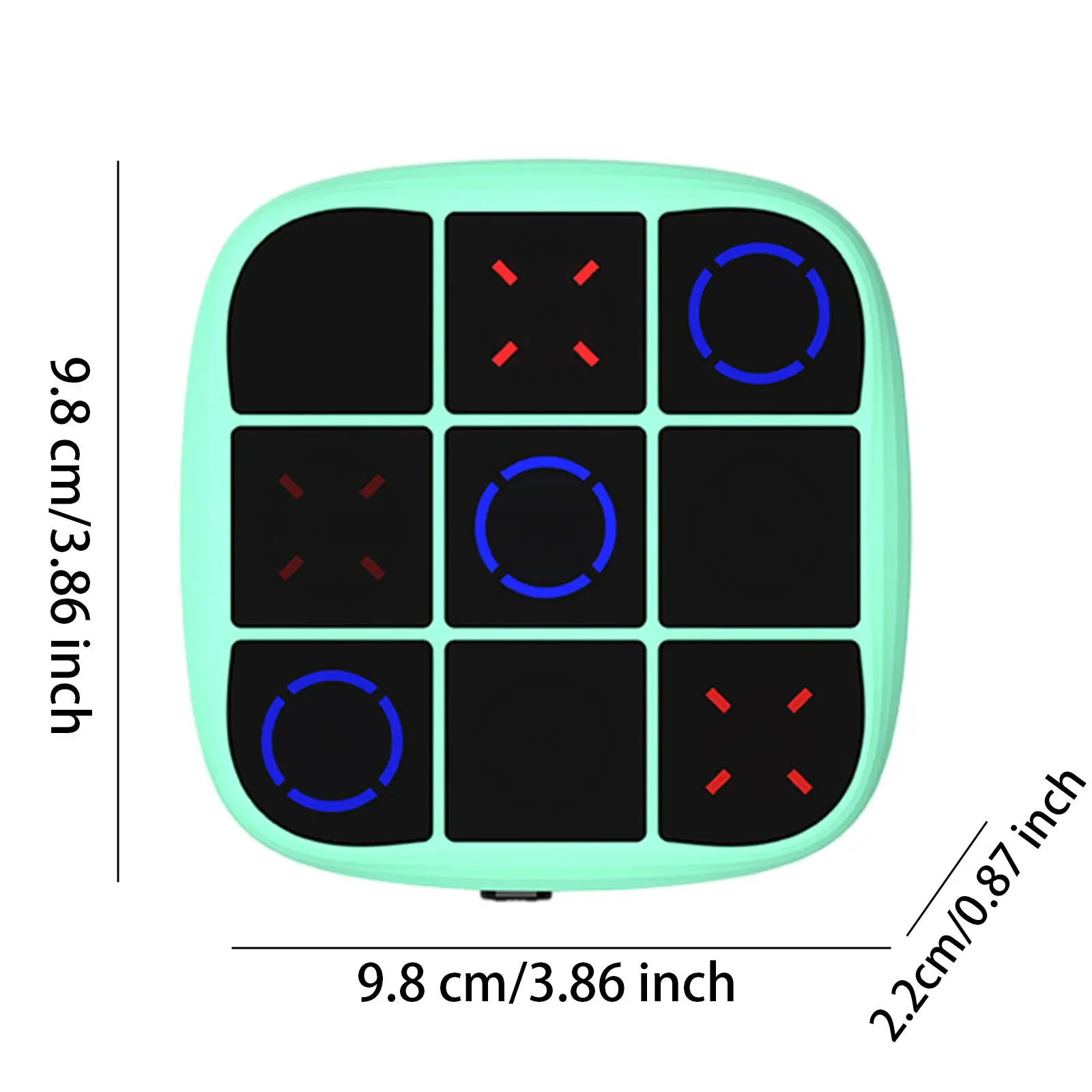 Juego de tablero de ajedrez eléctrico, juegos XO decorativos, juegos de mesa para niños, adultos, noche familiar, regalos de fiesta para niños