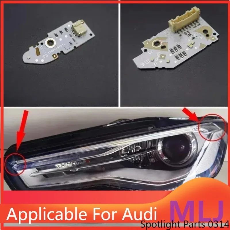 

Плата «ангельские глазки» для Audi A6 C7PA 2016 2017 2018, светодиодный модуль фар с низкой конфигурацией, чип DRL, дневные ходовые огни