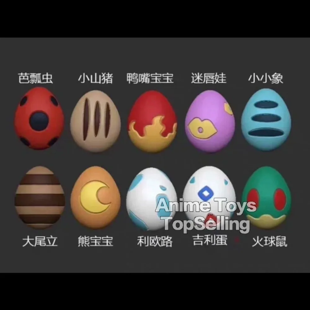 Afbeelding 4: 3 cm Anime Pokemen Figuur PokémonTama Actiefiguren Pvc Collection Model Speelgoed voor Kinderen Geschenken