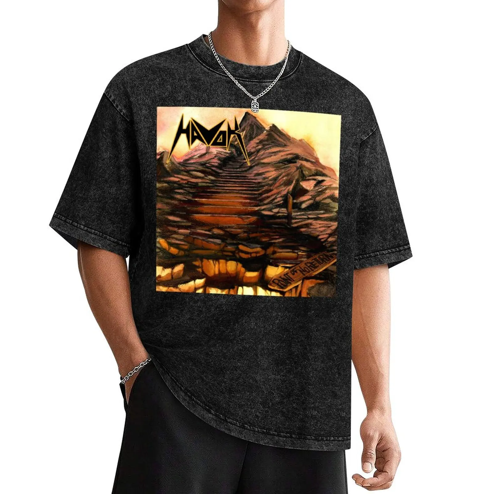 

Havok - Point of No Return album 2012 T-Shirt oversizeds designer shirts graphics boys animal print Men's cotton t-shirt