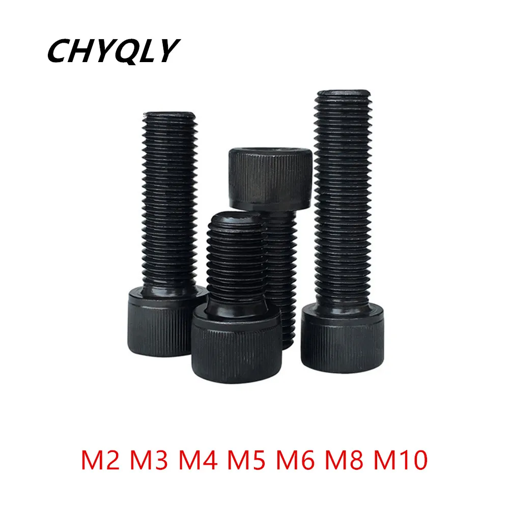 

12.9 Grade High Strength Black Hexagon Socket Screw M8 M10 Alloy Cylinder Head Bolts