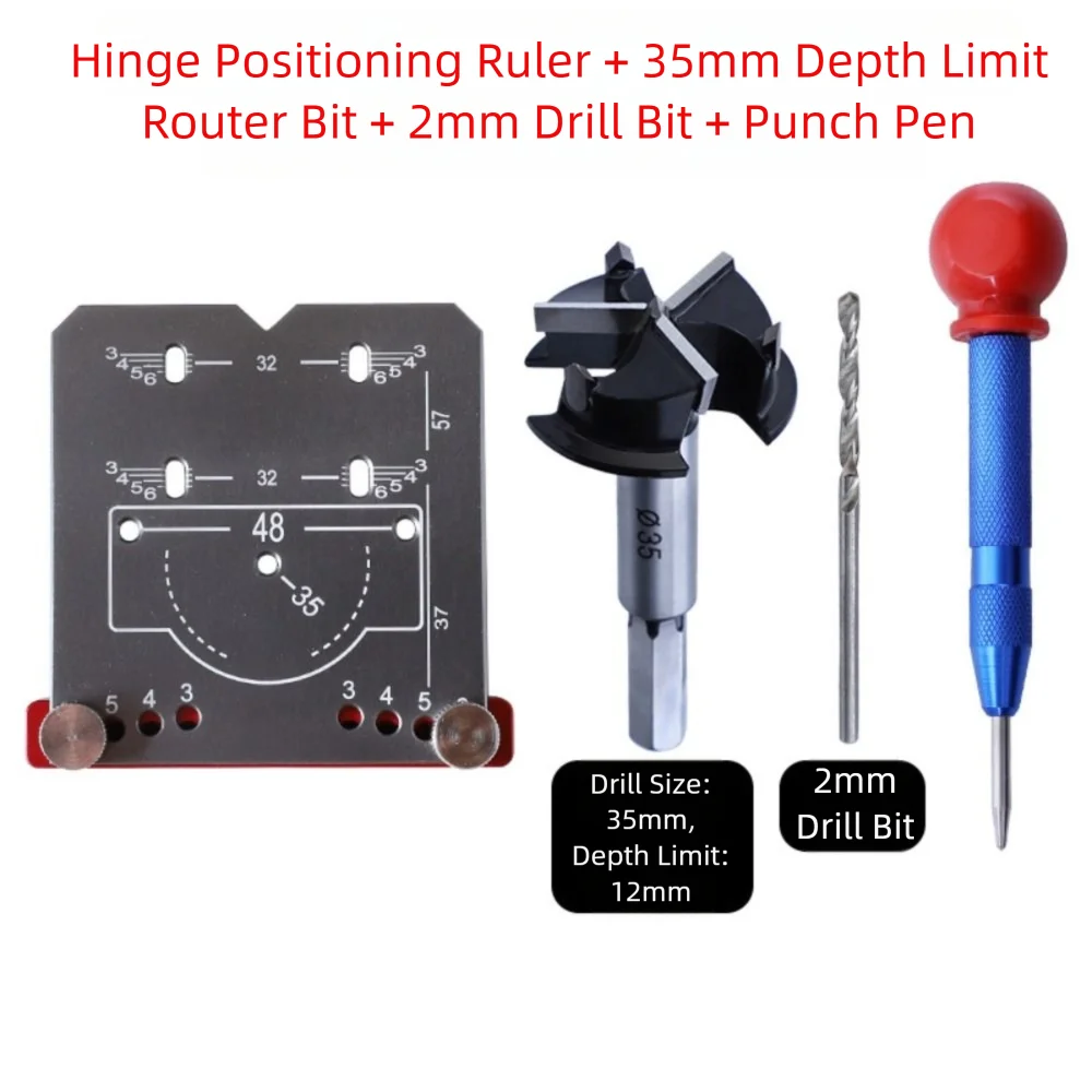 

Алюминиевый сплав, 35 мм, шарнирный шаблон, идеальный дырокол, маркировочный шаблон, шаблон для скрытого шарнира, ограничительная рамка