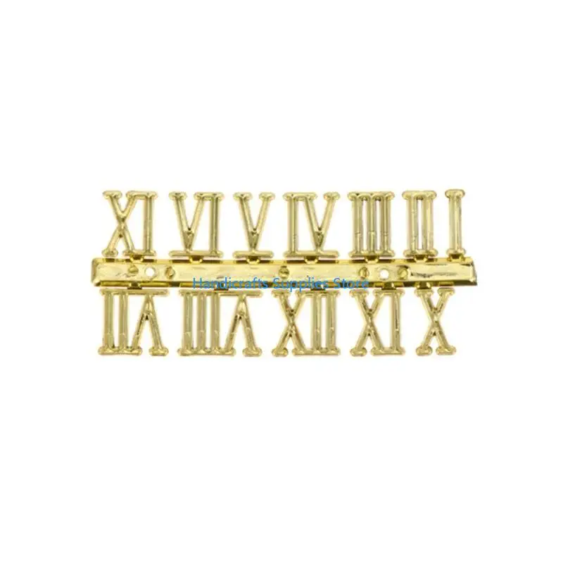 R1WA 1 Set Clock Numbers DIY Parts Arabic Roman Numeral Clocks Number Plate Taste