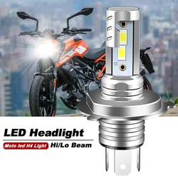 1PCS For KTM Duke 125 Motorcycle H4 H1S 9003 LED Headlight Hi/Lo Beam Bulbs 4800LM 6000K White CANbus